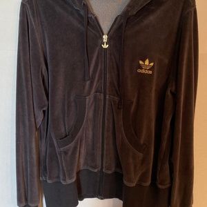 Adidas Velour Hoodie